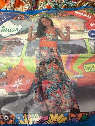 Disfraz Hippie Chica Ángel Tomás Talla Única