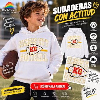 Sudadera Kansas City Chiefs Niño