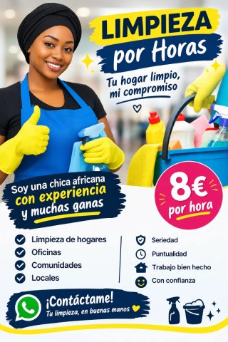 Busco limpieza por horas