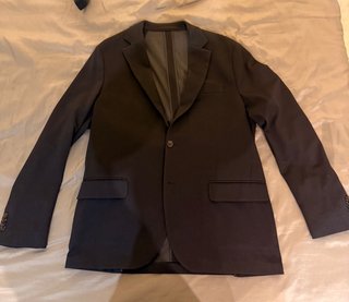 Americana Mango Azul Marino Talla L