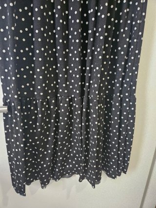 Vestido Zara lunares negro y blanco