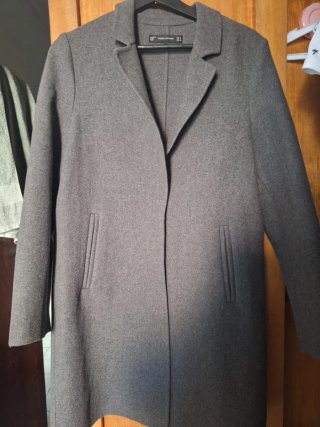Abrigo Zara Gris