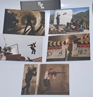Collezione 5 cartoline James Bond vintage