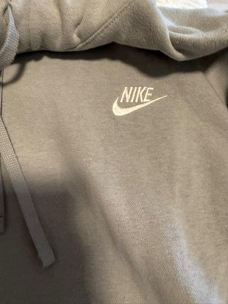 Sudadera con capucha Nike gris/azul