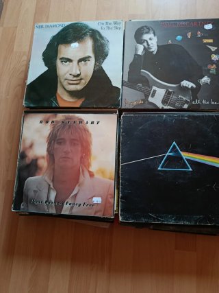 Lote de 107 Vinilos Pop Rock