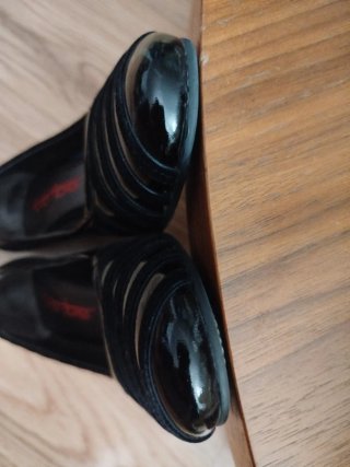 Zapatos de tacón negros mujer/chica