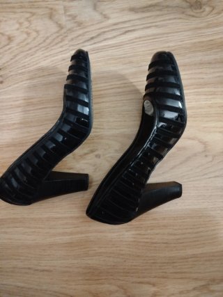 Zapatos de tacón negros mujer/chica