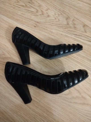 Zapatos de tacón negros mujer/chica