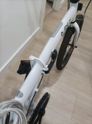 Bicicleta plegable con marchas, 20 pulgadas