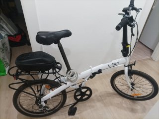 Bicicleta plegable con marchas, 20 pulgadas