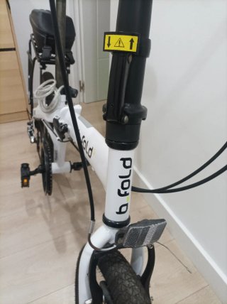 Bicicleta plegable con marchas, 20 pulgadas