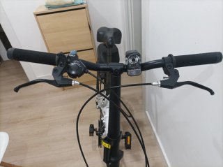 Bicicleta plegable con marchas, 20 pulgadas