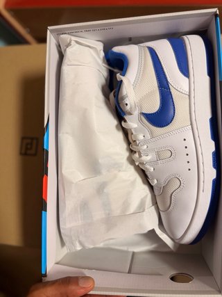Nike Zapatillas Blancas y Azules