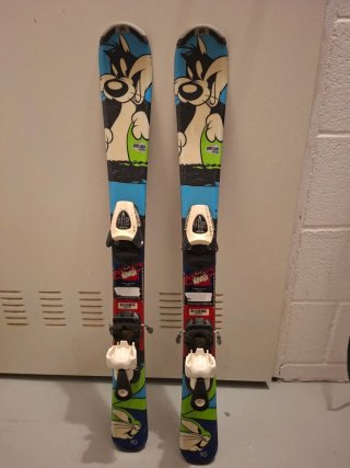 Esquís 90 cm Looney Tunes
