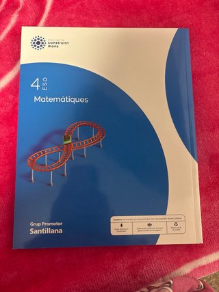 Libro Matemáticas 4 ESO Santillana