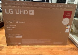 Televisión LG UHD 43 pulgadas
