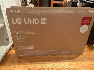 Televisión LG UHD 43 pulgadas