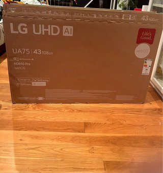 Televisión LG UHD 43 pulgadas
