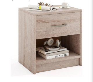 Mesita de Noche de Madera