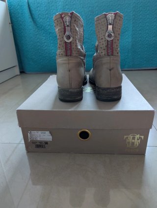 Botines de Piel Fosco Talla 38
