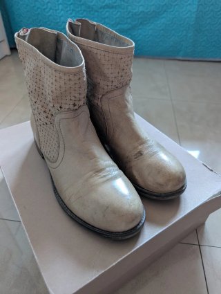 Botines de Piel Fosco Talla 38