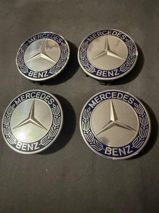 Tapabujes llantas Mercedes 75mm Originales