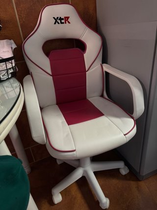 Silla Gamer XTR Rosa y Blanca