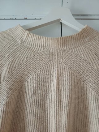 Jersey de canalé Zara beige