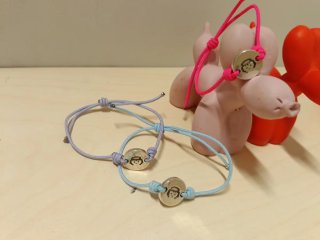 Pulseras con cordone de cara Playmobil