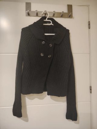 Massimo Dutti Cárdigan Negro Talla M