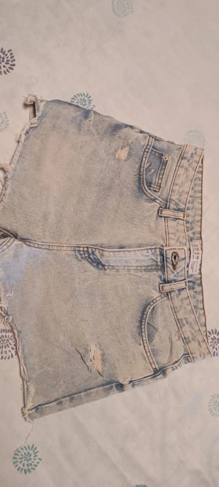 Shorts vaqueros mujer desgastados