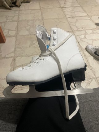 Pattini da ghiaccio bianchi taglia 41