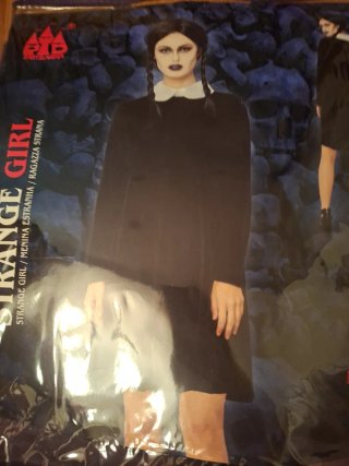 Disfraz Miércoles Addams Talla M