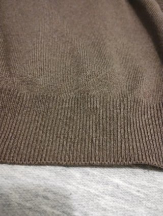 Jersey de Hombre con Cuello Pico Marrón