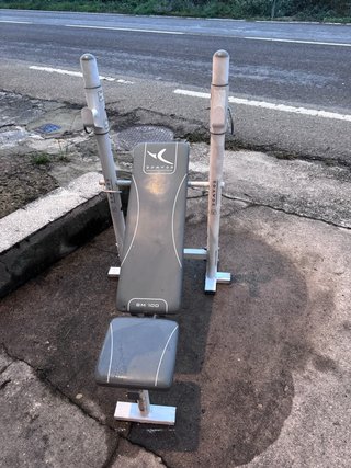 Banco de pesas, Discos, Kit de Mancuernas