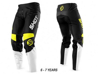 PANTALON 6/7 AÑOS SHOT KID STORM LIME
