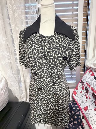 Vestido Chanel Estampado Animal Print