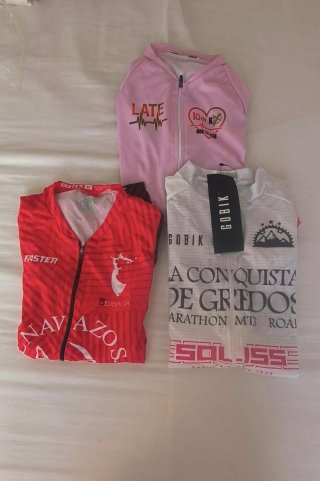 Pack 3 Maillots Ciclismo Gobik, Faster, Mitto