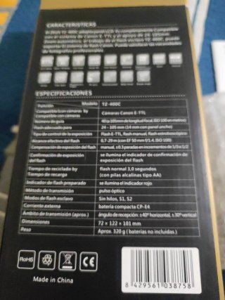 Flash Zeus TZ-400C Electrónico