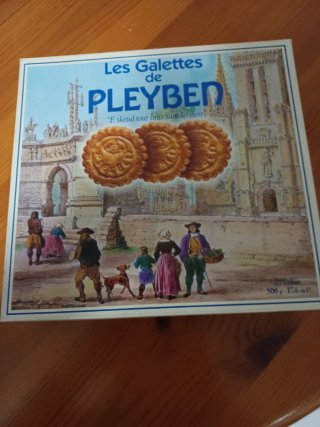 Caja de Galletas Vintage Les Galettes de Pleyben