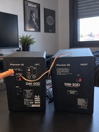 Pareja Altavoces Pioneer DM-50D Negros