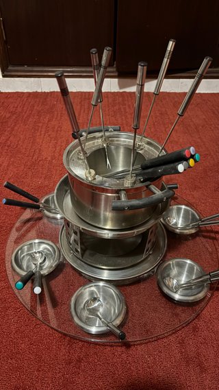 Conjunto de Fondue com 6 Garfos