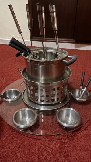 Conjunto de Fondue com 6 Garfos