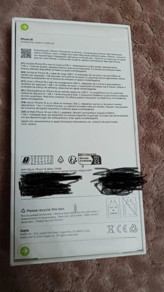 iPhone 16 128GB Negro