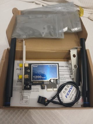 Adaptador WiFi Fenvi FV-AC1200 PCIe 1200Mbps