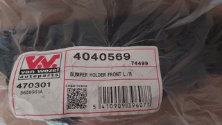 Soporte Parachoques Delantero Peugeot 307 I