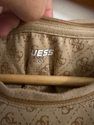 Camiseta Guess Logo Monograma Talla XL