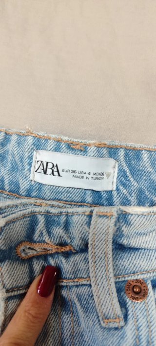 Vaqueros Zara Azules Talla S
