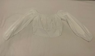 Blusa Blanca Manga Larga