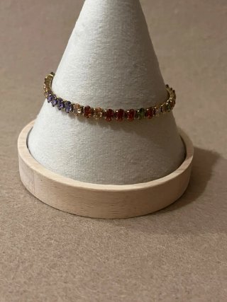 Pulsera con Piedras Multicolor